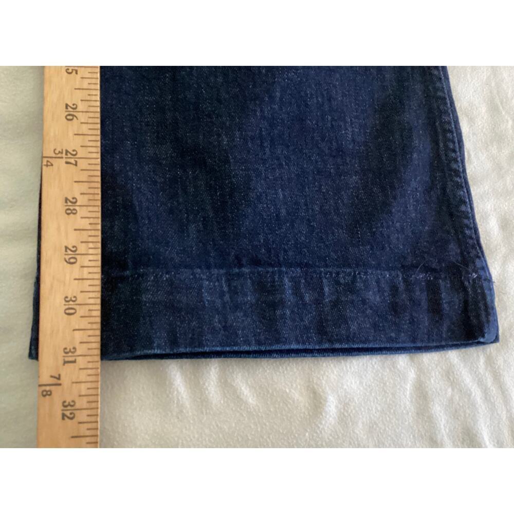 JCrew women's high-rise wide-leg classic preppy jeans dark wash women’s size 28 - Picture 6 of 6